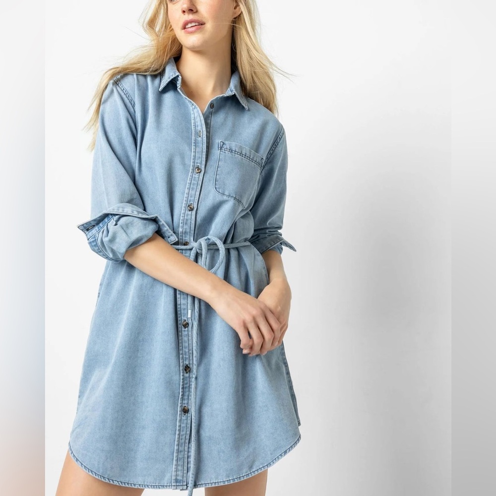 BR LIGHT DENIM SHIRT Dress
